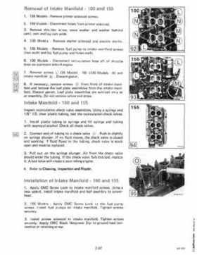 1985 OMC 65, 100 and 155 HP Models Commercial Service Repair manual, PN 507450-D, Page 130
