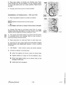 1985 OMC 65, 100 and 155 HP Models Commercial Service Repair manual, PN 507450-D, Page 131