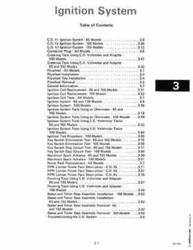 1985 OMC 65, 100 and 155 HP Models Commercial Service Repair manual, PN 507450-D, Page 132