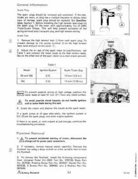 1985 OMC 65, 100 and 155 HP Models Commercial Service Repair manual, PN 507450-D, Page 134