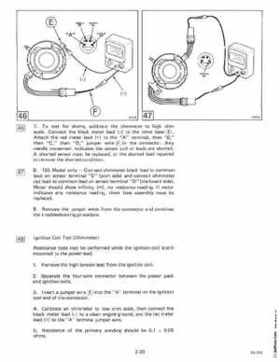 1985 OMC 65, 100 and 155 HP Models Commercial Service Repair manual, PN 507450-D, Page 151
