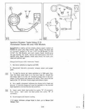 1985 OMC 65, 100 and 155 HP Models Commercial Service Repair manual, PN 507450-D, Page 153