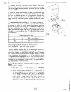 1985 OMC 65, 100 and 155 HP Models Commercial Service Repair manual, PN 507450-D, Page 158