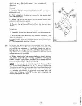 1985 OMC 65, 100 and 155 HP Models Commercial Service Repair manual, PN 507450-D, Page 162