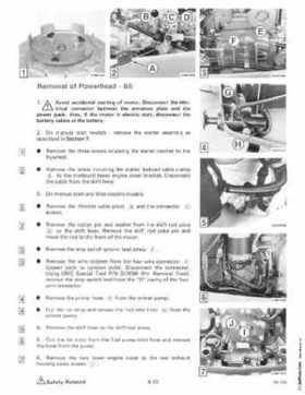 1985 OMC 65, 100 and 155 HP Models Commercial Service Repair manual, PN 507450-D, Page 194