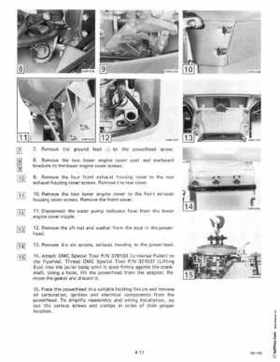 1985 OMC 65, 100 and 155 HP Models Commercial Service Repair manual, PN 507450-D, Page 195
