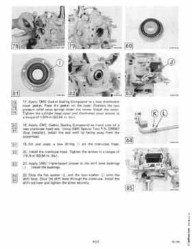 1985 OMC 65, 100 and 155 HP Models Commercial Service Repair manual, PN 507450-D, Page 205