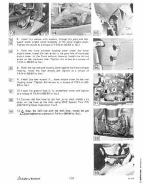 1985 OMC 65, 100 and 155 HP Models Commercial Service Repair manual, PN 507450-D, Page 207