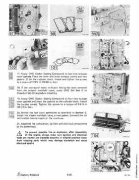 1985 OMC 65, 100 and 155 HP Models Commercial Service Repair manual, PN 507450-D, Page 223