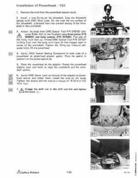 1985 OMC 65, 100 and 155 HP Models Commercial Service Repair manual, PN 507450-D, Page 242