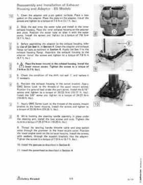 1985 OMC 65, 100 and 155 HP Models Commercial Service Repair manual, PN 507450-D, Page 248