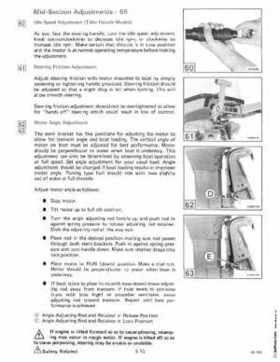 1985 OMC 65, 100 and 155 HP Models Commercial Service Repair manual, PN 507450-D, Page 258