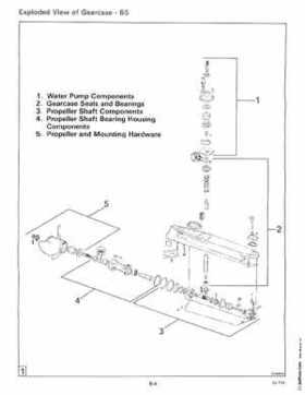 1985 OMC 65, 100 and 155 HP Models Commercial Service Repair manual, PN 507450-D, Page 268