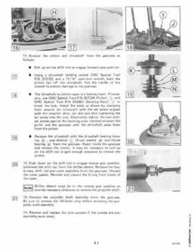 1985 OMC 65, 100 and 155 HP Models Commercial Service Repair manual, PN 507450-D, Page 271