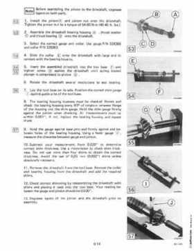 1985 OMC 65, 100 and 155 HP Models Commercial Service Repair manual, PN 507450-D, Page 278