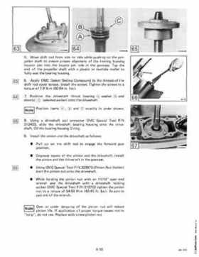 1985 OMC 65, 100 and 155 HP Models Commercial Service Repair manual, PN 507450-D, Page 280