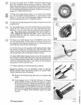 1985 OMC 65, 100 and 155 HP Models Commercial Service Repair manual, PN 507450-D, Page 281