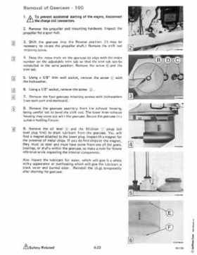 1985 OMC 65, 100 and 155 HP Models Commercial Service Repair manual, PN 507450-D, Page 287