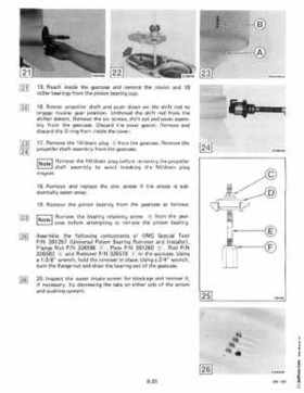 1985 OMC 65, 100 and 155 HP Models Commercial Service Repair manual, PN 507450-D, Page 290
