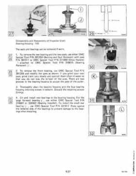 1985 OMC 65, 100 and 155 HP Models Commercial Service Repair manual, PN 507450-D, Page 291