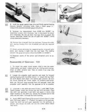 1985 OMC 65, 100 and 155 HP Models Commercial Service Repair manual, PN 507450-D, Page 298