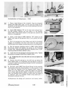 1985 OMC 65, 100 and 155 HP Models Commercial Service Repair manual, PN 507450-D, Page 302
