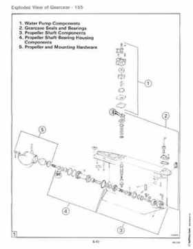 1985 OMC 65, 100 and 155 HP Models Commercial Service Repair manual, PN 507450-D, Page 305