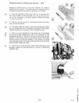 1985 OMC 65, 100 and 155 HP Models Commercial Service Repair manual, PN 507450-D, Page 306