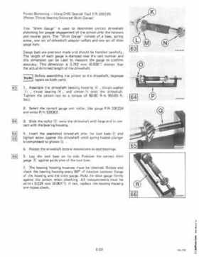 1985 OMC 65, 100 and 155 HP Models Commercial Service Repair manual, PN 507450-D, Page 317