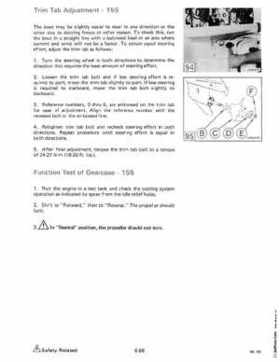 1985 OMC 65, 100 and 155 HP Models Commercial Service Repair manual, PN 507450-D, Page 323