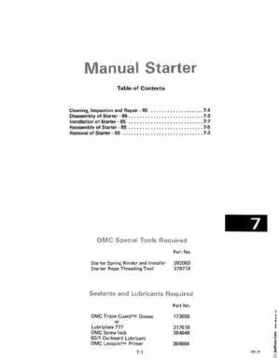 1985 OMC 65, 100 and 155 HP Models Commercial Service Repair manual, PN 507450-D, Page 324