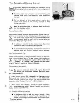 1985 OMC 65, 100 and 155 HP Models Commercial Service Repair manual, PN 507450-D, Page 361