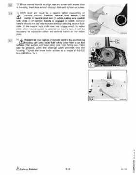1985 OMC 65, 100 and 155 HP Models Commercial Service Repair manual, PN 507450-D, Page 377