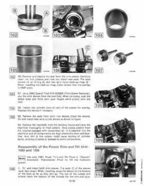 1985 OMC 65, 100 and 155 HP Models Commercial Service Repair manual, PN 507450-D, Page 411