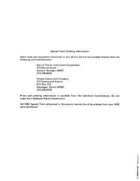 1985 OMC 65, 100 and 155 HP Models Commercial Service Repair manual, PN 507450-D, Page 433