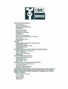 1985 OMC 65, 100 and 155 HP Models Commercial Service Repair manual, PN 507450-D, Page 434