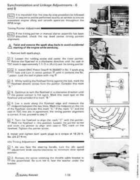 1987 Johnson Evinrude "CD" Colt/Junior thru 55 Commercial service repair manual, P/N 507546, Page 85