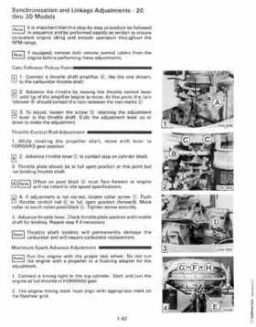 1987 Johnson Evinrude "CD" Colt/Junior thru 55 Commercial service repair manual, P/N 507546, Page 89