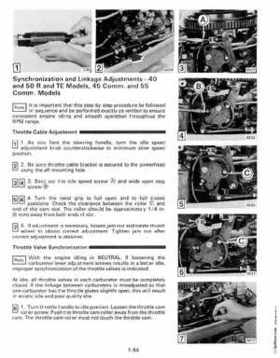 1987 Johnson Evinrude "CD" Colt/Junior thru 55 Commercial service repair manual, P/N 507546, Page 91