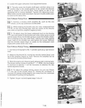 1987 Johnson Evinrude "CD" Colt/Junior thru 55 Commercial service repair manual, P/N 507546, Page 92