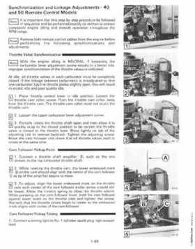 1987 Johnson Evinrude "CD" Colt/Junior thru 55 Commercial service repair manual, P/N 507546, Page 95