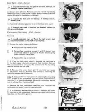 1987 Johnson Evinrude "CD" Colt/Junior thru 55 Commercial service repair manual, P/N 507546, Page 142