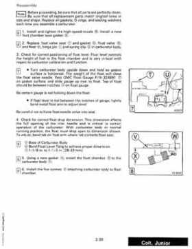 1987 Johnson Evinrude "CD" Colt/Junior thru 55 Commercial service repair manual, P/N 507546, Page 144