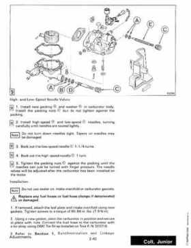1987 Johnson Evinrude "CD" Colt/Junior thru 55 Commercial service repair manual, P/N 507546, Page 145