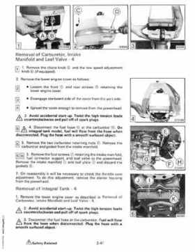 1987 Johnson Evinrude "CD" Colt/Junior thru 55 Commercial service repair manual, P/N 507546, Page 146