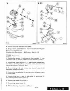 1987 Johnson Evinrude "CD" Colt/Junior thru 55 Commercial service repair manual, P/N 507546, Page 148