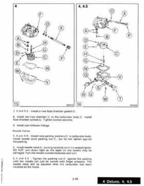 1987 Johnson Evinrude "CD" Colt/Junior thru 55 Commercial service repair manual, P/N 507546, Page 150