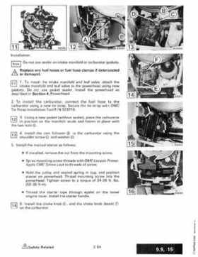 1987 Johnson Evinrude "CD" Colt/Junior thru 55 Commercial service repair manual, P/N 507546, Page 159