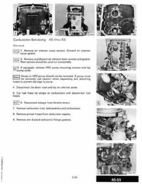 1987 Johnson Evinrude "CD" Colt/Junior thru 55 Commercial service repair manual, P/N 507546, Page 166