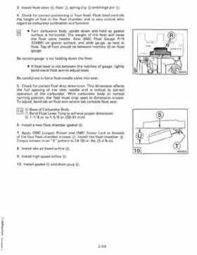 1987 Johnson Evinrude "CD" Colt/Junior thru 55 Commercial service repair manual, P/N 507546, Page 168